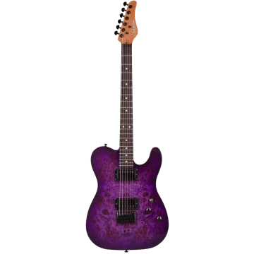 Schecter PT Standard, Purple Burst Burl
