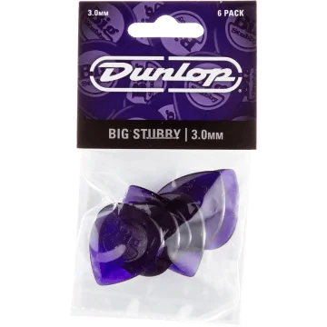 Dunlop 475P3 Big Stubby Plectrum 3.0mm 6-Pack