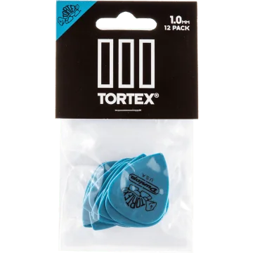 Dunlop 462P100 Tortex III Plectrum 1.00mm 12-Pack