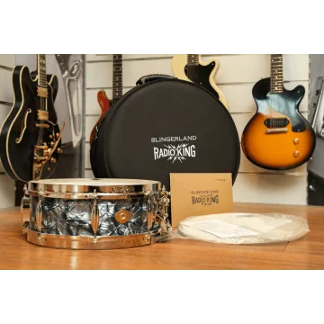 Slingerland Radio King Black Diamond Pearl Wrap Limited Edition 14x05