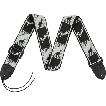 Fender Monogram, zwart/licht grijs/donker grijs 2"