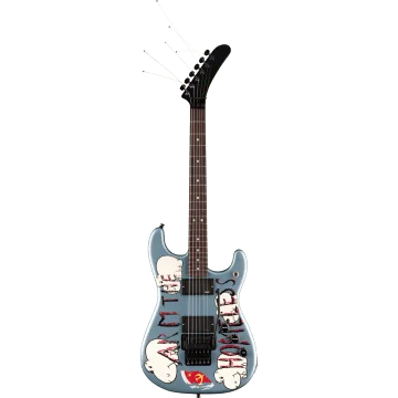 Fender Tom Morello Arm The Homeless Stratocaster, Blue Ice Metallic RW