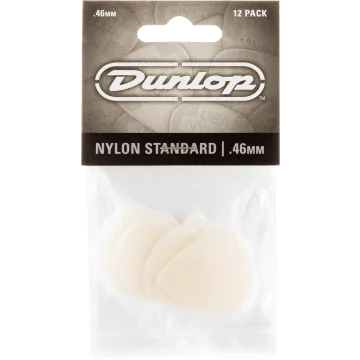 Dunlop Nylon Standard .46 Plectrum 12-Pack 