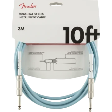 Fender Kabel Original Series Daphne Blue, Jack-Jack, 3m