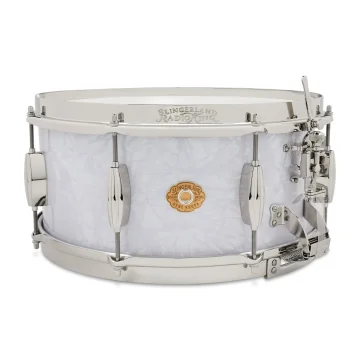 Slingerland Gene Krupa LTD Radio King 14"x6,5" White Marine Pearl Wrap Snare Drum 
