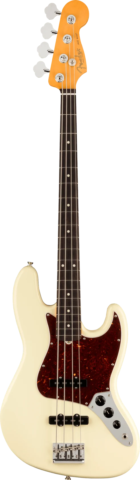 Fender American Pro II Jazz Bass, Olympic White RW