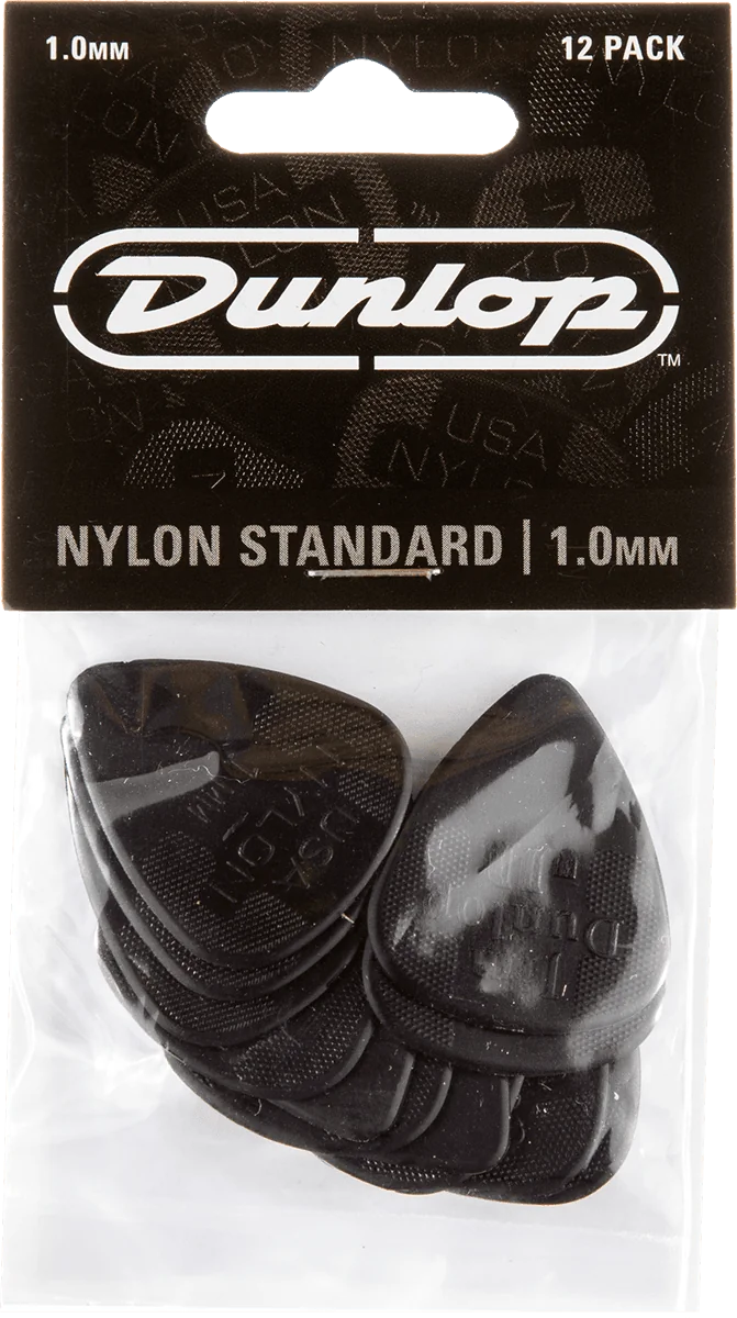 Dunlop Nylon Standard 1.00 Plectrum 12-Pack 