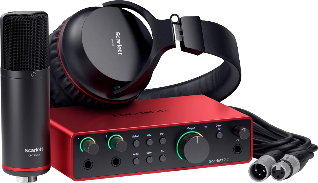 Focusrite Scarlett 2i2 4th Gen Studio Bundel