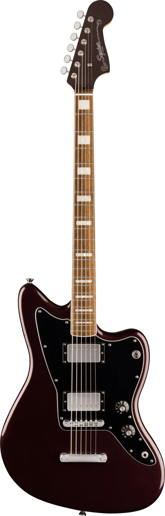 Squier Paranormal Baritone Jazzmaster HH, Oxblood IL
