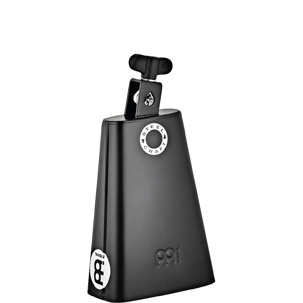Meinl SCL70B-BK Steel Craft 7" Big Mouth Classic Rock Cowbell