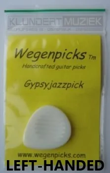 Wegenpicks Gypsyjazzpick 3.5 Wit, Linkshandig