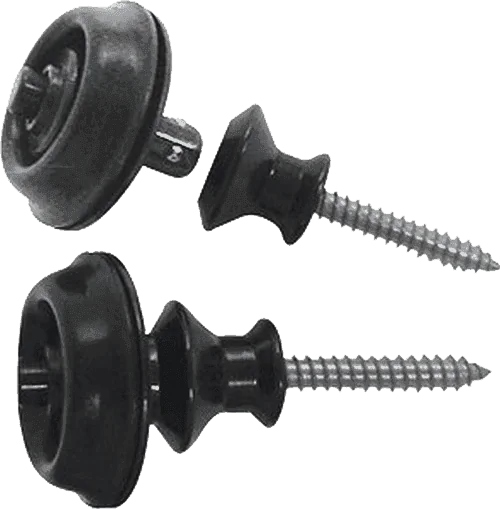 Dunlop SLS1033B Straplok Dual Design Zwart