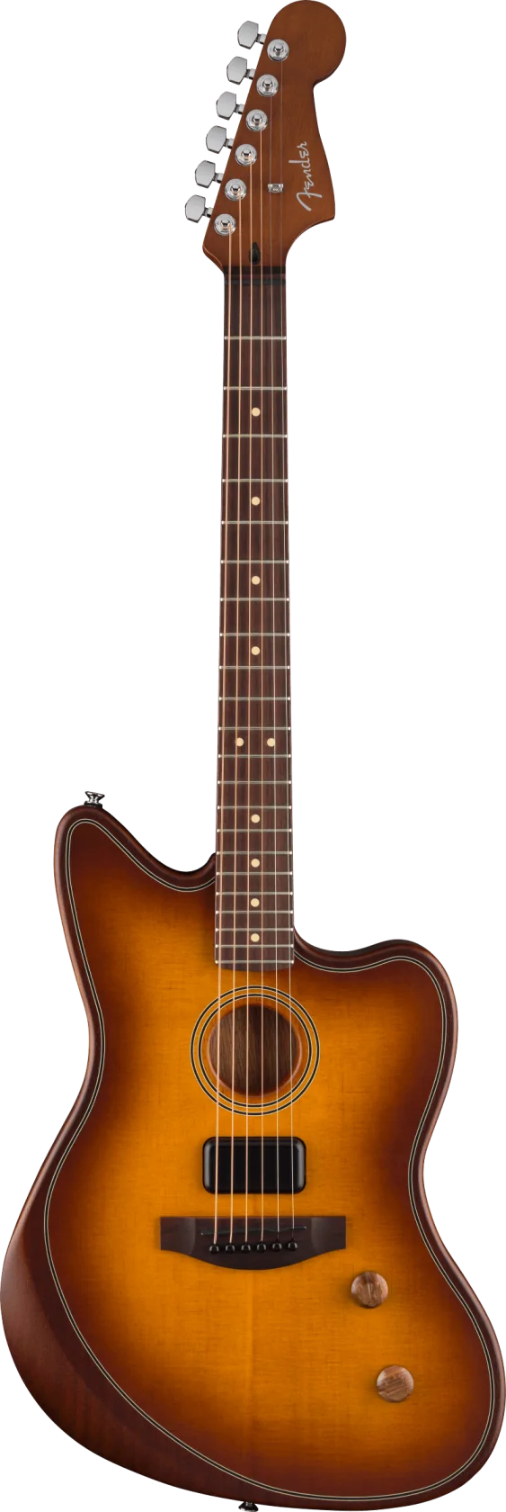 Fender Acoustasonic Standard Jazzmaster, Honey Burst RW