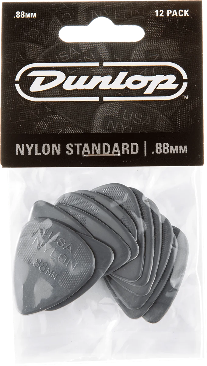 Dunlop Nylon Standard .88 Plectrum 12-Pack 