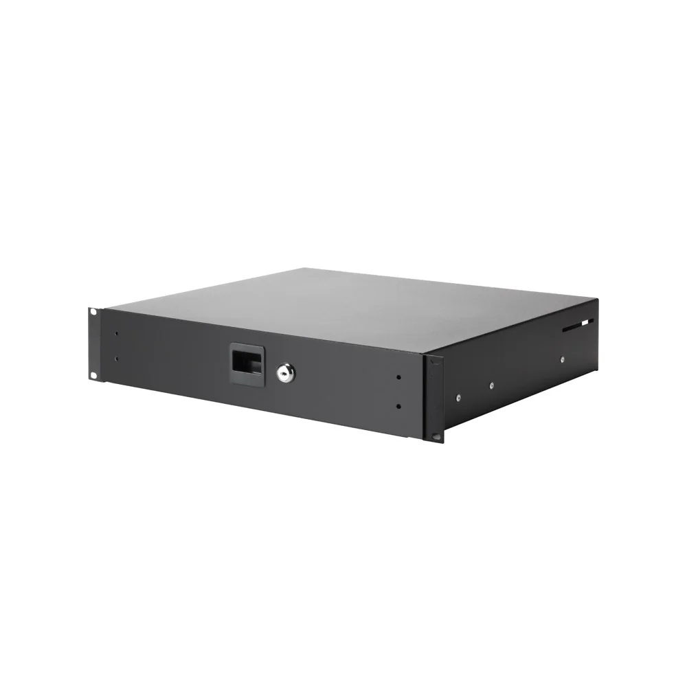 Adam Hall Rack Drawer 2 U Aluminium