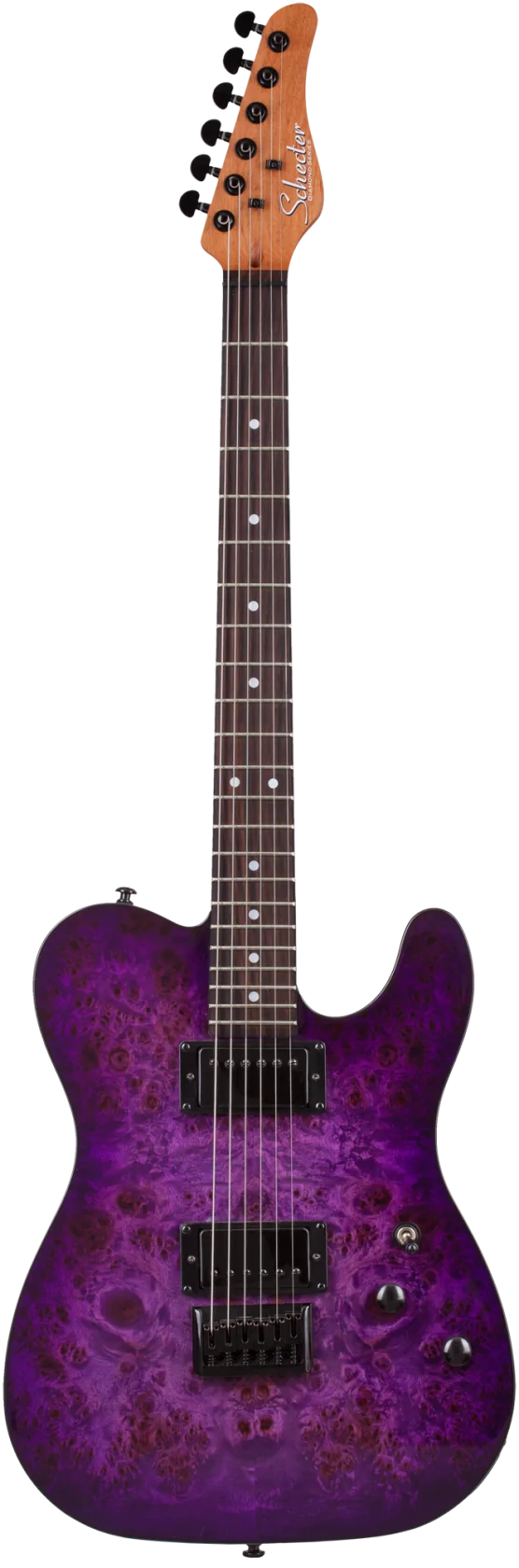 Schecter PT Standard, Purple Burst Burl