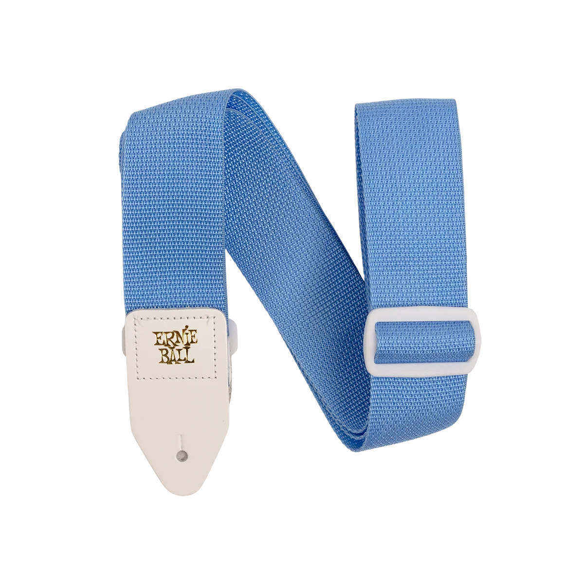 Ernie Ball Polypro Strap 5348 Lightblue & White