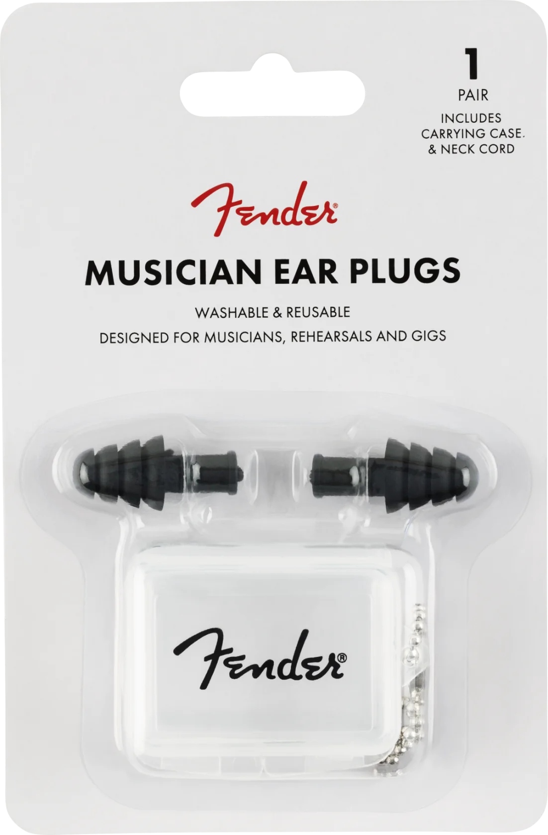 Fender Musician Series Ear Plugs, Black