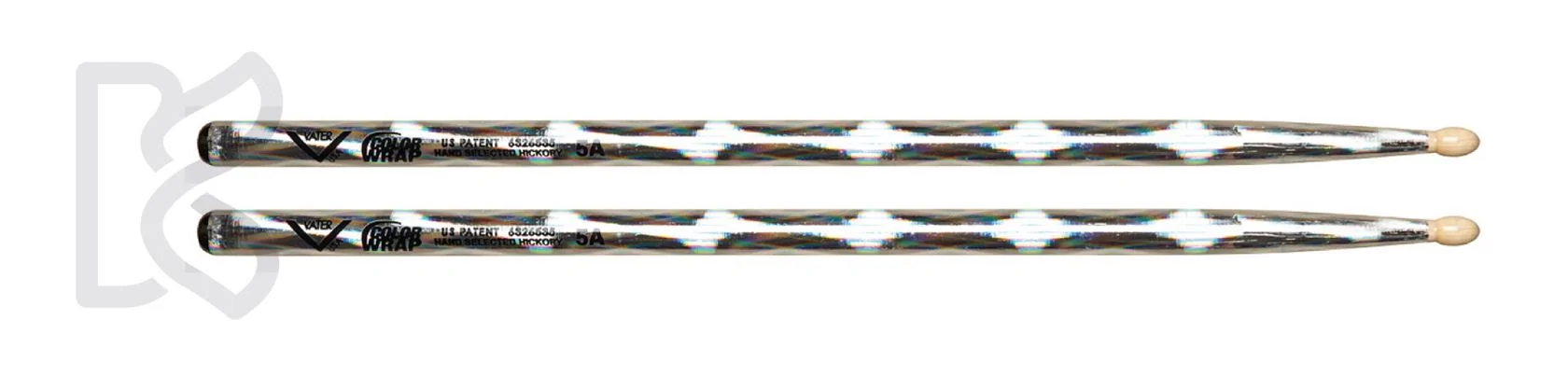 Vater VCS5A Color Wrap 5A Silver Optic, houten tip