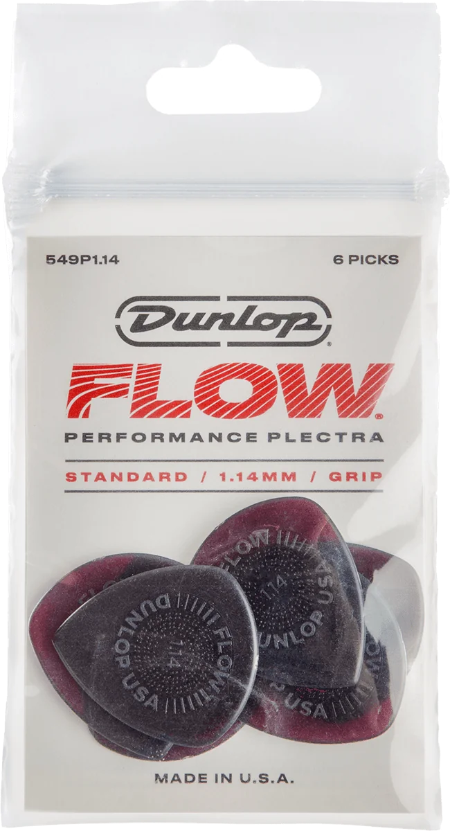 Dunlop Flow 1.14 Plectrum 6-Pack 