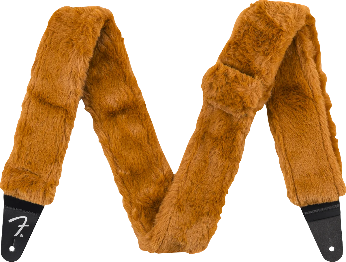 Fender Poodle Plush Strap, Rust