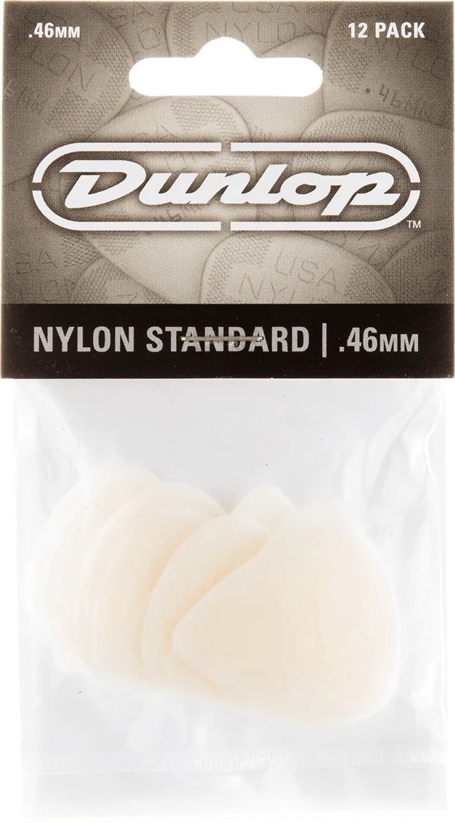 Dunlop Nylon Standard .46 Plectrum 12-Pack 