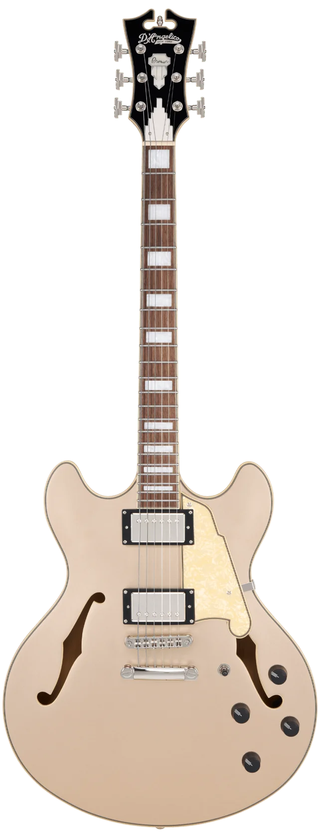 D'angelico Premier DC Satin Desert Gold