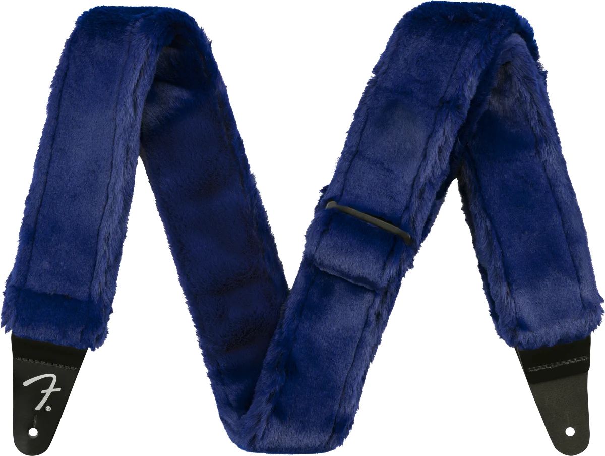 Fender Poodle Plush Strap, Blue