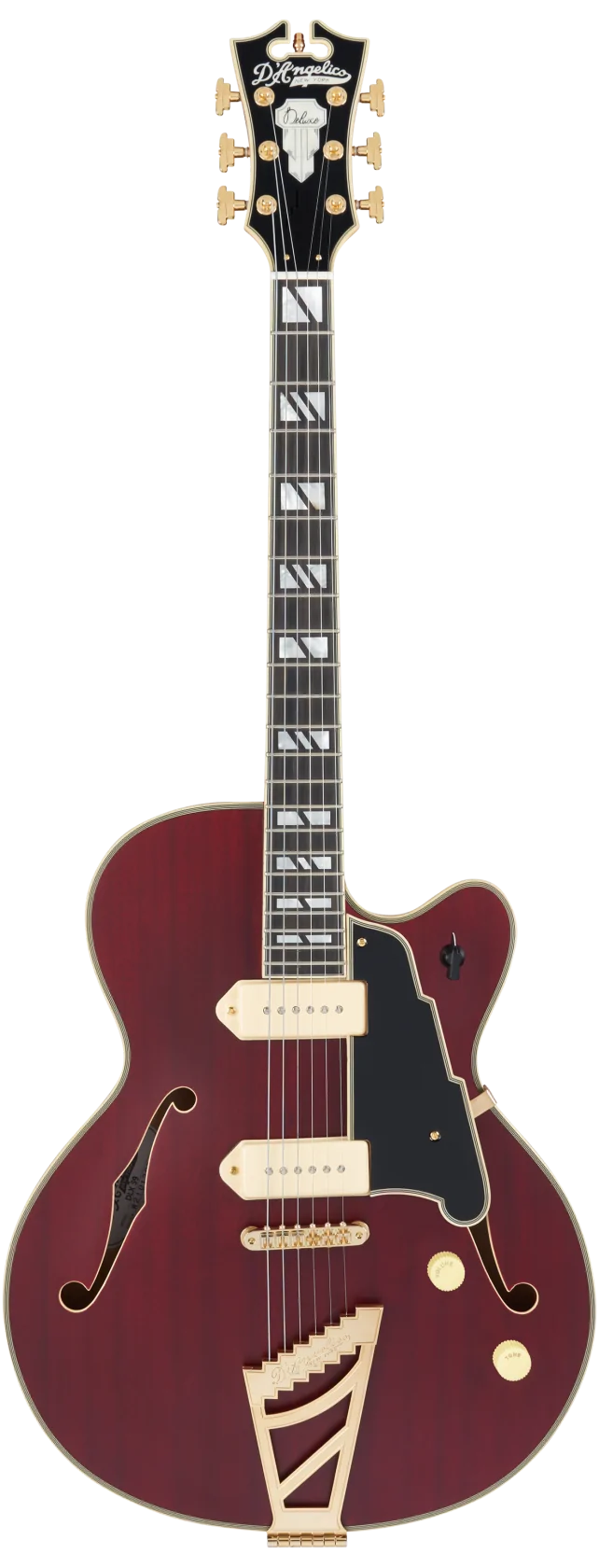 D'angelico Deluxe 59 Satin Trans Wine