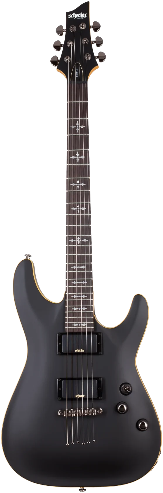 Schecter Demon-6 , Aged Black Satin