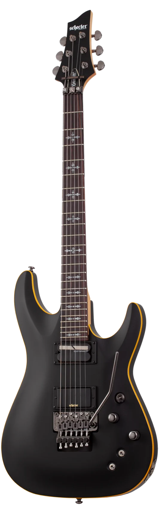 Schecter Demon-6 FR S, Black Satin