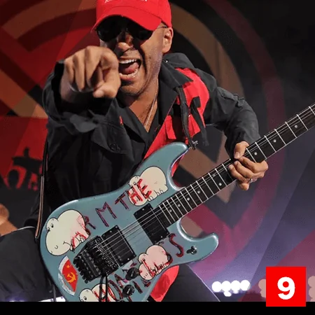 Gruwelijke gitaren - Tom Morello’s “Arm The Homeless” Custom Gruwelijke gitaren - Tom Morello’s “Arm The Homeless” Custom