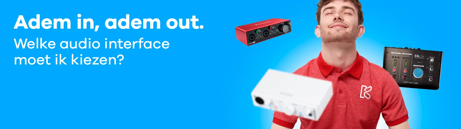 Audio interface kiezen Audio interface kiezen