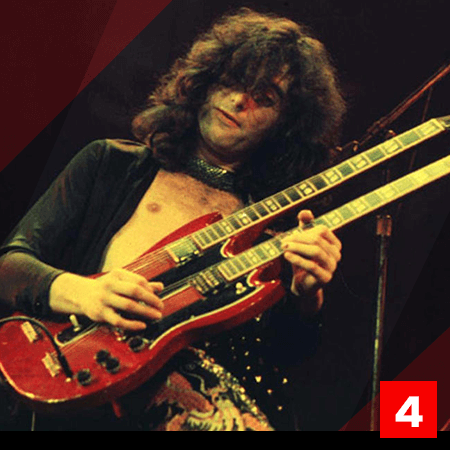 Gruwelijke gitaren - Double Neck Gibson EDS1275 van Jimmy Page