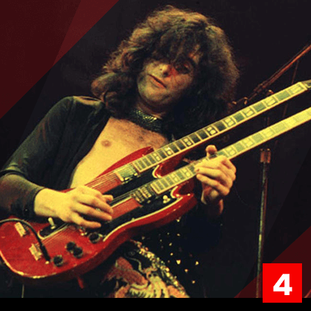 Gruwelijke gitaren - Double Neck Gibson EDS1275 van Jimmy Page Gruwelijke gitaren - Double Neck Gibson EDS1275 van Jimmy Page