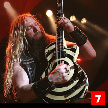 Gruwelijke gitaren - Zakk Wylde’s “Bullseye AKA The Grail” Gibson Les Paul Gruwelijke gitaren - Zakk Wylde’s “Bullseye AKA The Grail” Gibson Les Paul