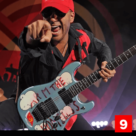 Gruwelijke gitaren - Tom Morello’s “Arm The Homeless” Custom Gruwelijke gitaren - Tom Morello’s “Arm The Homeless” Custom